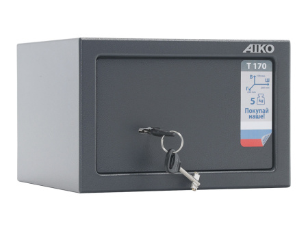 Мебельный сейф AIKO T-170 KL (Графит) Мебельный сейф AIKO T-170 KL (Графит)