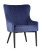 Кресло Ститч велюр королевский синий (Стул-кресло Ститч синий)