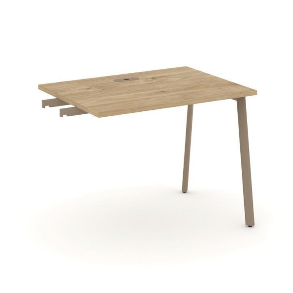 Стол приставка к опорным тумбам ES.SPR-1-LP (980х730х750) (Тиквуд Светлый/Металл Латте) Стол приставка к опорным тумбам ES.SPR-1-LP (980х730х750) (Тиквуд Светлый/Металл Латте)