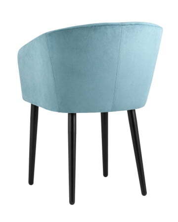 Кресло Ральф велюр пыльно-голубой (Стул-кресло Ральф пыльно-голубой)