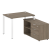 Рабочая станция с опорной тумбой правая Metal System Style БП.РС-СТС-2.1 Пр 1100x1520x750 (Дуб Наварра/Серый металл) Рабочая станция с опорной тумбой правая Metal System Style БП.РС-СТС-2.1 Пр 1100x1520x750 (Дуб Наварра/Серый металл)