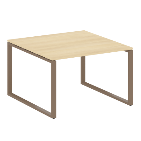 Переговорный стол 1 столешница Metal System Style БО.ПРГ-1.2 1200x1235x750 (Акация/Мокко металл)