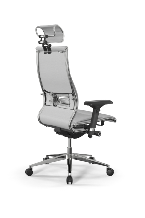 Кресло для руководителя Метта Samurai L2-10D - Infinity /Kc06/Nc06/D04P/H2cL-3D(M26.B32.G25.W03) (Белый)