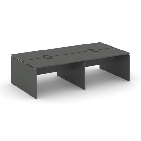 Рабочая станция 2-х сторонняя SN-D.DRS-044 (3160х1432х750) (Антрацит)