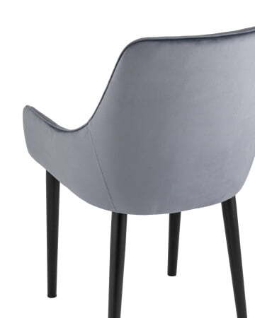 Стул Джоан велюр серый (Стул Джоан серый)