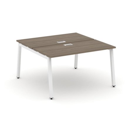 Рабочая станция 2-х сторонняя SN-5A.DRS-022 (1180х1632х750) (Вяз Благородный/Металл Белый)
