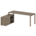 Рабочая станция с опорной тумбой левая Metal System Style БП.РС-СТС-2.5 Л 1900x1520x750 (Дуб Наварра/Серый металл) Рабочая станция с опорной тумбой левая Metal System Style БП.РС-СТС-2.5 Л 1900x1520x750 (Дуб Наварра/Серый металл)