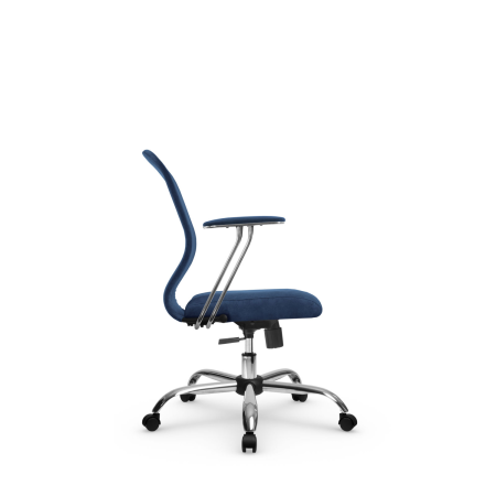 Кресло для руководителя Метта SU-Mr-4(Vivaldi)/подл.078/осн.003 (Светло-синий)