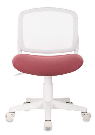 Кресло детское CH-W296NX белый TW-15 сиденье розовый 26-31 сетка/ткань крестов. пластик пластик белы (Розовый)