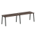 Рабочая станция на 2 рабочих места на А-образном м/к Metal System Style БА.СМ-2.3 2800x720x750 (Дуб наварра/Серый металл)