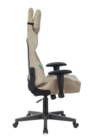 Кресло игровое Бюрократ VIKING KNIGHT LT21 FABRIC песочный (Геймерское кресло VIKING KNIGHT бежевый)