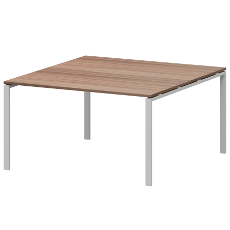 Стол переговорный на металлокаркасе Арго-М АМП-002.123 1200x1236x760 (Темный шимо/Белый)