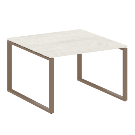 Переговорный стол 1 столешница Metal System Style БО.ПРГ-1.2 1200x1235x750 (Дуб Наварра/Мокко металл)