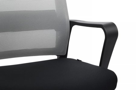 Кресло Mint RCH M1029MBE Серый/Черный (Серый/Черный)