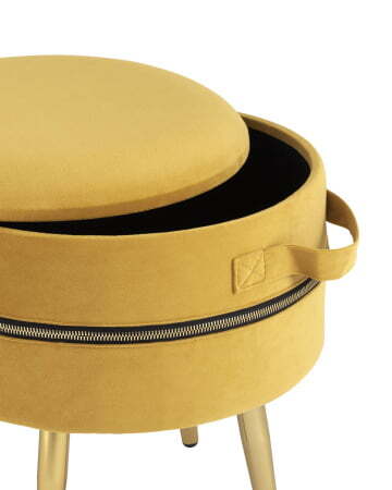 Пуф Тильда велюр охра (Пуф Тильда охра)