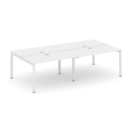 Рабочая станция 2-х сторонняя SN-5P.DRS-034 (3160х1232х750) (Белый/Металл Белый)