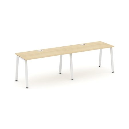 Рабочая станция 1 сторонняя SN-6A.ORS-024 (3160х800х750) (Акация Лорка/Металл Белый)