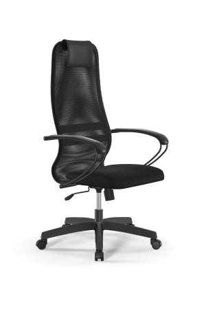 Кресло для руководителя Метта Sit 8 B1-8K - X1+UMF(X1) /Uh00/Wh00/K1bL(M09.B02.G15.W01) (Черный)