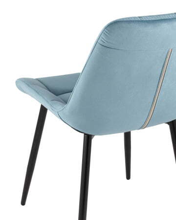 Стул Флекс велюр пыльно-голубой (Стул Флекс пыльно-голубой)