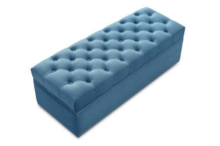 Банкетка Marcele 1000 (1020x420x450) Голубой (Голубой)