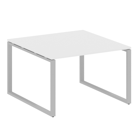 Переговорный стол 1 столешница Metal System Style БО.ПРГ-1.2 1200x1235x750 (Белый/Серый металл)