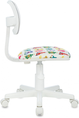 Кресло детское CH-W299 белый TW-15 сиденье мультиколор монстры сетка/ткань крестов. пластик (Мультиколор) Кресло детское CH-W299 белый TW-15 сиденье мультиколор монстры сетка/ткань крестов. пластик (Мультиколор)