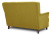 Диван 2-местный Caprize (1620x790x1000) Горчичный (Горчичный)