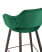 Стул барный Саймон велюр темно-зеленый (Стул барный Саймон темно-зеленый)