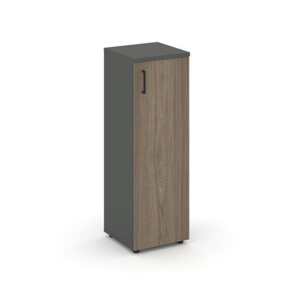 Шкаф средний узкий SN.STU.E-204(R) (400х400х1203) (Антрацит/Вяз Благородный) Шкаф средний узкий SN.STU.E-204(R) (400х400х1203) (Антрацит/Вяз Благородный)