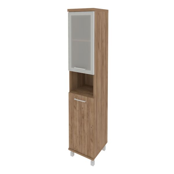 Шкаф First KSU-1.4R Пр 400x430x2060 (Дуб Табак) Шкаф First KSU-1.4R Пр 400x430x2060 (Дуб Табак)