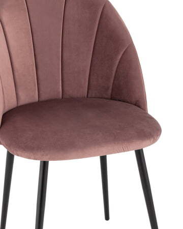 Стул Логан велюр пыльно-розовый (Стул Логан пыльно розовый)