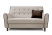 Диван 2-местный Muson (1500x810x920) Бежевый (Бежевый)