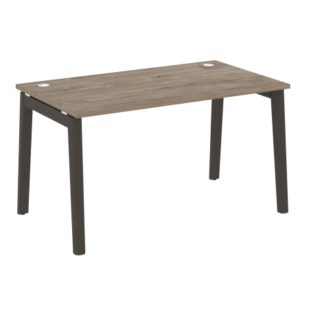 Стол рабочий на деревянных опорах Onix Wood OW.SP-3.8 1380x800x750 (Тиквуд Темный/Дуб Темный)