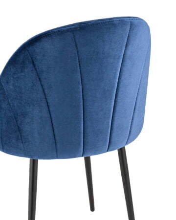 Стул Логан велюр синий (Стул Логан синий) Стул Логан велюр синий (Стул Логан синий)