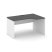 Стол рабочий эргономичный SN-D.SPA-002(R) (1580х600/980х750) (Тиквуд Светлый/Белый) Стол рабочий эргономичный SN-D.SPA-002(R) (1580х600/980х750) (Тиквуд Светлый/Белый)