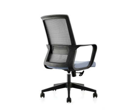 Интер LB / черный пластик / серая сетка / серая ткань (Серый)