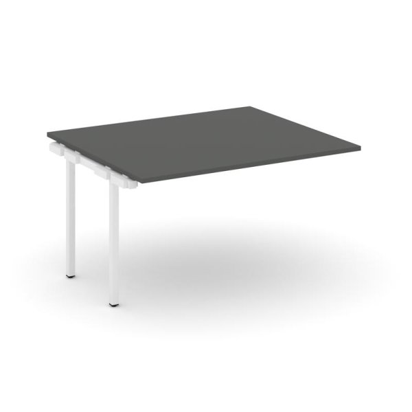 Проходной наборный элемент переговорного стола SN-4P.NSPRG-034.3 (1580х1180х750) (Антрацит/Металл Белый)