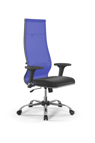 Кресло для руководителя Метта Sit 10 B1-163D - T+Extra /Km00/Wm12/D02P(M09.B21.G20.W01) (Васильковый | Черный) Кресло для руководителя Метта Sit 10 B1-163D - T+Extra /Km00/Wm12/D02P(M09.B21.G20.W01) (Васильковый | Черный)