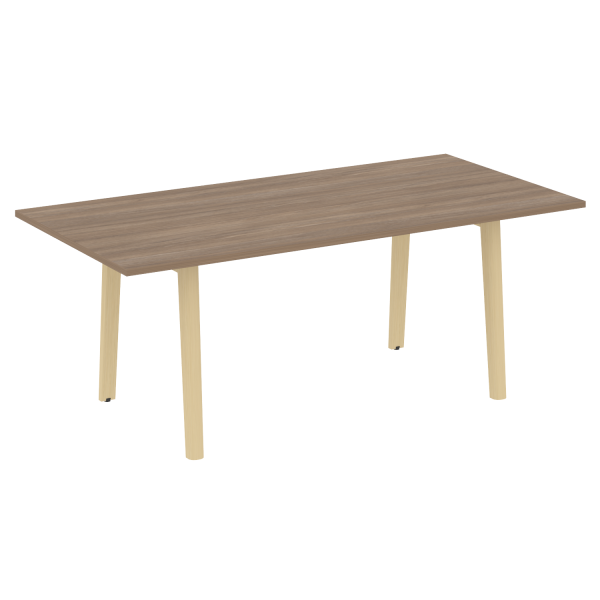 Стол переговорный на деревянных опорах Onix Wood Direct OW.PRG-19 1980x980x750 (Дуб Аризона/Дуб Светлый) Стол переговорный на деревянных опорах Onix Wood Direct OW.PRG-19 1980x980x750 (Дуб Аризона/Дуб Светлый)
