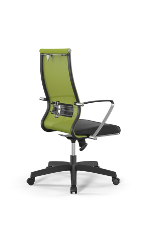 Кресло для руководителя Метта Sit 10 B2-163K - T+Extra /Km00/Wm12/K5cL(M09.B02.G15.W01) (Лайм | Черный)
