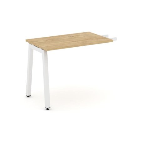 Брифинг-приставка SN-5A.BR-004 (1180х600х750) (Тиквуд Светлый/Металл Белый)