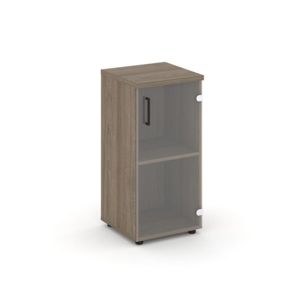 Шкаф низкий узкий SN.STU.E-302(R) (400х400х833) (Вяз Благородный/Прозрачный) Шкаф низкий узкий SN.STU.E-302(R) (400х400х833) (Вяз Благородный/Прозрачный)