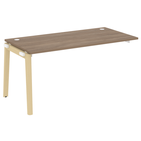 Наборный элемент рабочей станции на деревянных опорах Onix Wood OW.1.NRS-4.8 1580x800x750 (Дуб Аризона/Дуб Светлый)