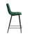 Стул полубарный Джанго велюр зелёный высота сиденья 60 см (Стул полубарный Джанго зеленый)