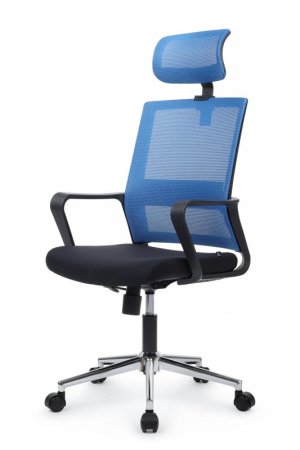 Кресло Mint RCH M1029HBE Синий/Черный (Синий/Черный)