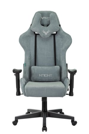 Кресло игровое Бюрократ VIKING KNIGHT LT28 FABRIC серо-голубой (Геймерское кресло VIKING KNIGHT серый)