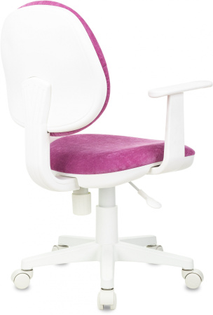 Кресло детское CH-W356AXSN малиновый Light-15 крестов. пластик пластик белый (Малиновый) Кресло детское CH-W356AXSN малиновый Light-15 крестов. пластик пластик белый (Малиновый)