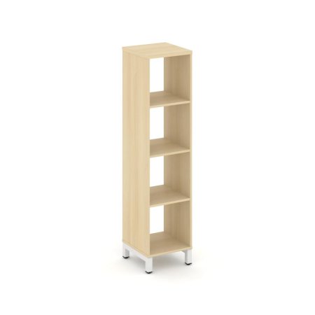 Каркас стеллажа 4 яруса SN.KS-410 (387х400х1615) (Акация Лорка/Металл Белый)