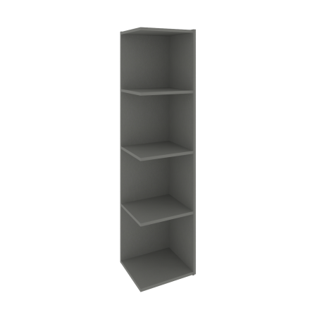 Модуль приставной 4 ячейки Locker Plus LK.PM-4 390x350x1593 (Металлик)