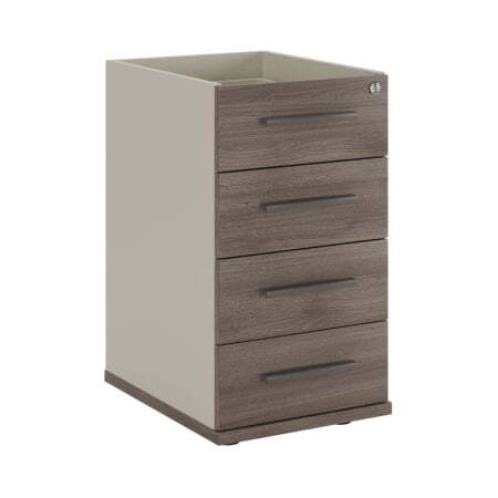 Тумба приставная с 4 ящиками New Line NLN36330531 406x510x750 (Дуб шамони темный)